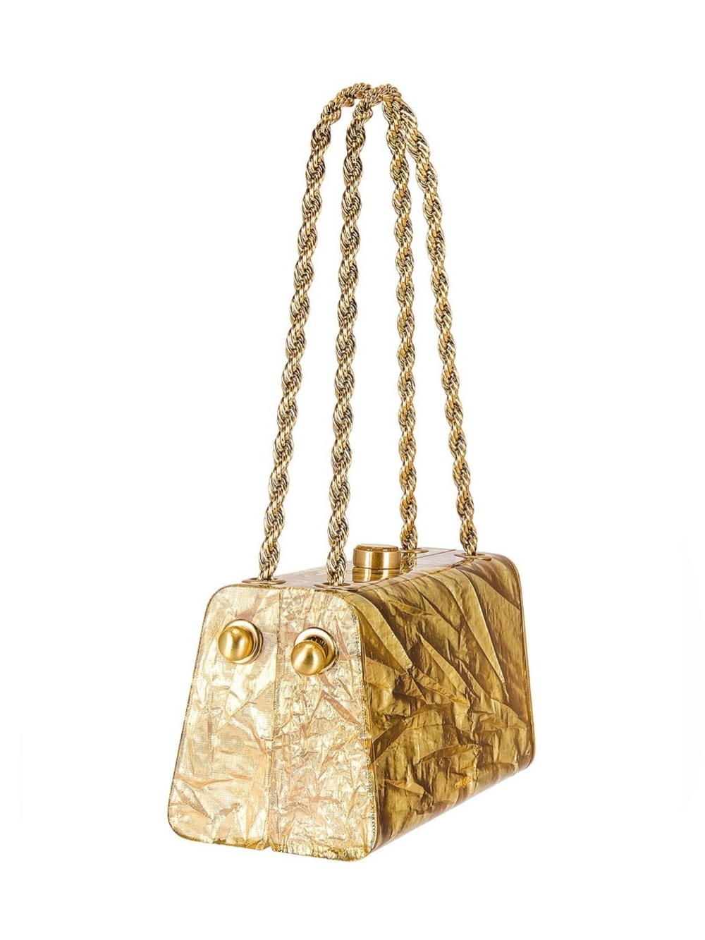 Cult Gaia Hajar Shoulder Bag in Gold Brand New - Picture 2 of 11